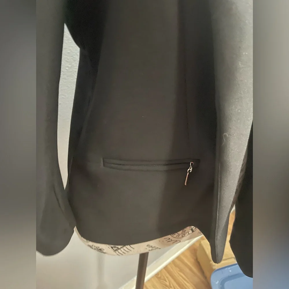 89th & Madison Black Blazer Tailored Suit Jacket - Picture 3 of 5